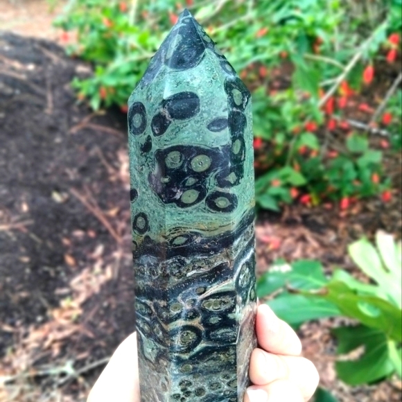Kambaba Jasper Crystal Tower